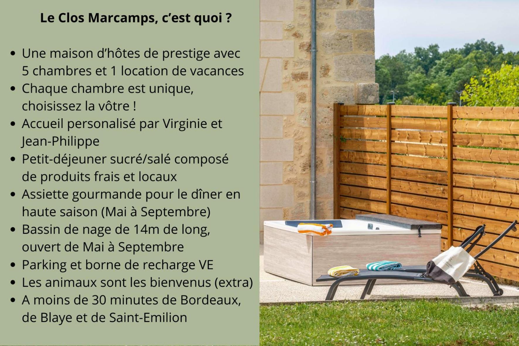 Clos Marcamps - Teritoria Prignac-et-Marcamps Bagian luar foto
